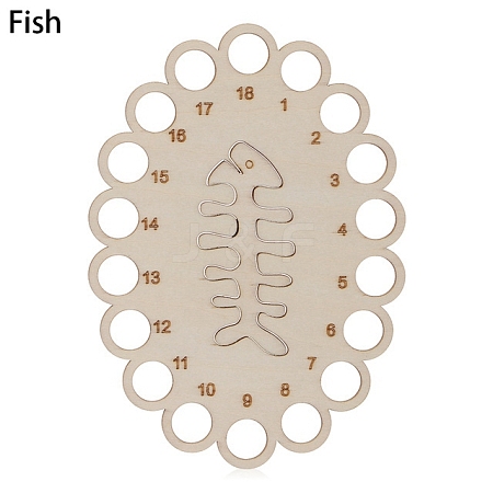 Wooden Embroidery Thread Plate PW-WG93817-02-1