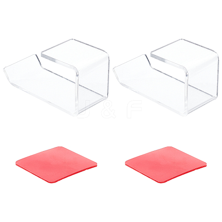 2Pcs Acrylic Headphone Holder Sets ODIS-WH0011-49-1