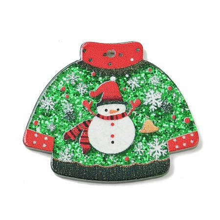 Christmas Acrylic Pendants OACR-I028-02D-1
