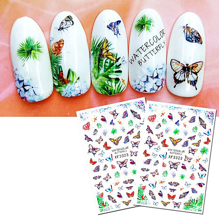 Foil Transfer Autumn Nail Art Sticker MRMJ-T078-235I-1