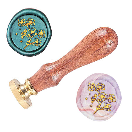 Wax Seal Stamp Set AJEW-WH0208-434-1