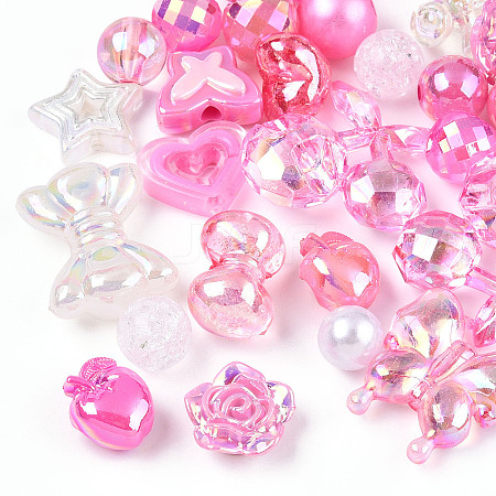 Acrylic Beads MACR-M040-01F-1