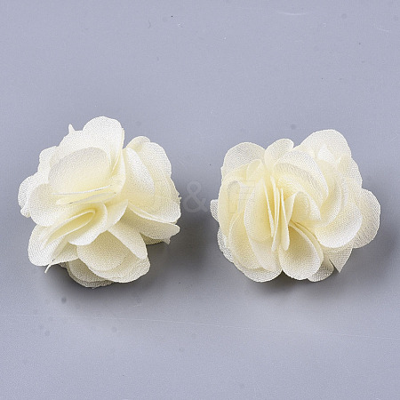 Polyester Fabric Flowers X-FIND-R076-02Q-1