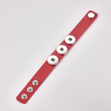 Imitation Leather Cord Bracelets BJEW-WH0009-05G-1