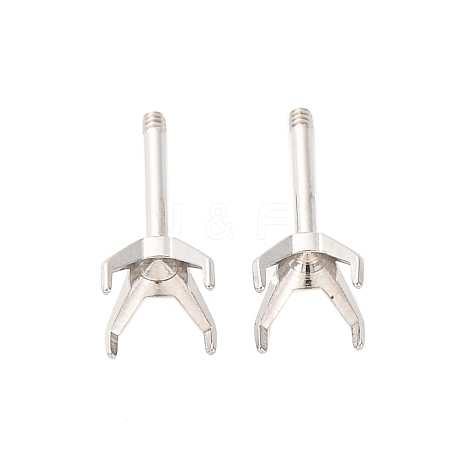 304 Stainless Steel Stud Earring Findings STAS-B091-02A-05P-1