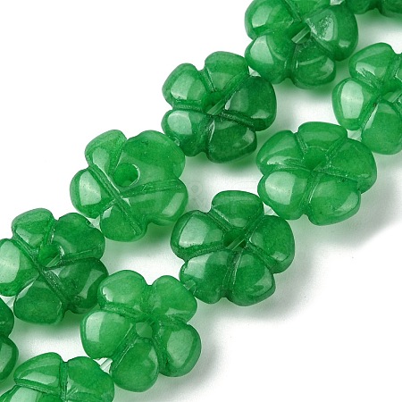 Dyed Natural Malaysia Jade Beads Strands G-H023-B18-01-1