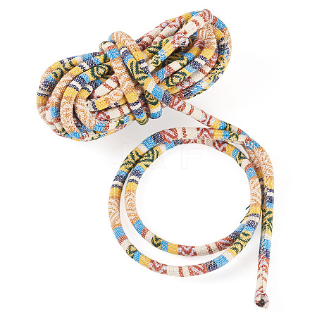 5M Ethnic Style Nylon Braided Round Cords OCOR-TA0003-21E-1