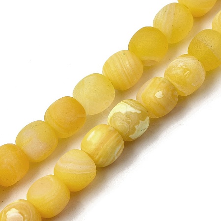 Dyed & Heated Natural Fire Crackle Agate Beads Strands G-NH0067-B01-1