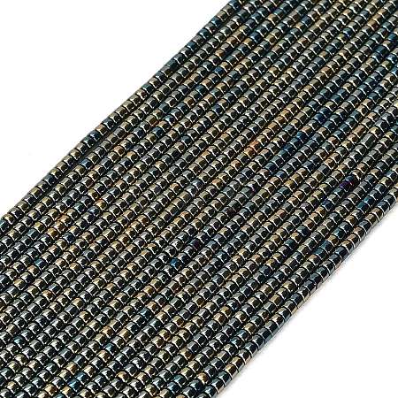 Electroplate Glass Beads Strands GL-CBAA615-01B-1