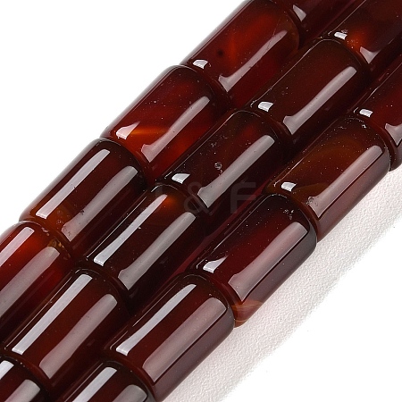 Natural Red Agate Beads Strands G-NH0019-A03-01-1