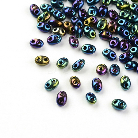 2-Hole Seed Beads GLAA-R159-604-1