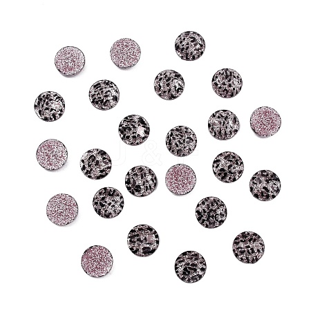 Printed Resin Cabochons LS-CRES-WH0010-6-1