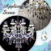 10Pcs Glass Pendants GLAA-ME0001-16A-5