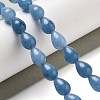 Natural Aquamarine Dyed Beads Strands G-B106-A10-01-2