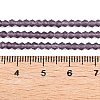 Imitate Austrian Crystal Frosted Glass Beads Strands LS-EGLA-A039-T2mm-MD04-5