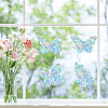 16 Sheets 4 Styles Waterproof PVC Colored Laser Stained Window Film Static Stickers DIY-WH0314-079-7
