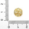 Brass Micro Pave Cubic Zirconia Beads KK-Z095-03G-03-3