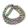Electroplated Synthetic Non-magnetic Hematite Beads Strands G-Z032-D02-05A-2