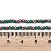 Electroplate Glass Beads Stradns EGLA-H114-02B-M-2