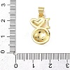 Football Theme Brass Enamel Pendants KK-A303-01B-G01-3