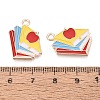 Back to School Alloy Enamel Pendants ENAM-Q004-01KCG-24-3