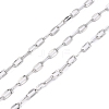 Tarnish Resistant 304 Stainless Steel Cable Chains CHS-D033-05P-01-1