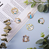 48Pcs 12 Style Alloy Crystal Rhinestone Pendants ENAM-CW0001-18-5