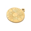 304 Stainless Steel Charms SA-CBA2714-02C-G-2