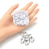 20Pcs Opaque Spray Painted Acrylic Linking Rings OACR-YW0001-53B-4