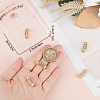6Pcs Brass Micro Pave Cubic Zirconia Beads ZIRC-BBC0002-44G-3
