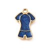 304 Stainless Steel Enamel Pendants STAS-E531-02G-1