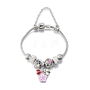 Alloy Enamel European Beads Charm Bracelets BJEW-F495-16P-2