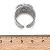 304 Stainless Steel Cuff Ring Components SA-CBA37BC-15E-P-3