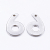 Tarnish Resistant 201 Stainless Steel Pendants LS-STAS-F128-01P-6-2