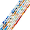 Yilisi 7 Strand 7 Colors Glass Beads Strands GLAA-YS0001-06-8