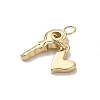 Brass Charms KK-H493-01G-04-2