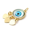 Real 18K Gold Plated Brass Pendants KK-A198-01G-04-2