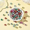 Spray Painted Acrylic Beads ACRP-Q018-8mm-M-5