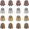 240Pcs c Multi-Petal Tibetan Style Alloy Bead Caps FIND-NB0002-03-1