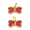 Brass Glass Pendants KK-K340-48G-02-1