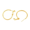 Brass Hoop Earrings KK-I665-26A-G-2