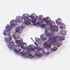 Natural Amethyst Beads Strands G-F568-027-10mm-2