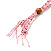 Braided Wax Rope Cord Macrame Pouch Necklace Making NJEW-J007-03-3