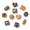 42Pcs 21 Colors Resin Cabochons RESI-CJ0005-05-8