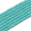 Opaque Glass Beads Strands X-GLAA-R200-B02-1