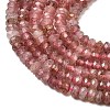 Natural Strawberry Quartz Beads Strands G-G343-A08-2x4mm-4
