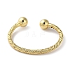 Rack Plating Brass Cuff Bangles BJEW-H326-03G-3