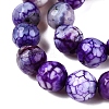 Natural Crackle Agate Beads Strands G-T119-01A-05-4