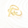Brass Cuff Rings for Women RJEW-F184-08B-G-3