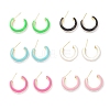 Plastic Pearl Bead Ear Studs for Women EJEW-K245-03G-1